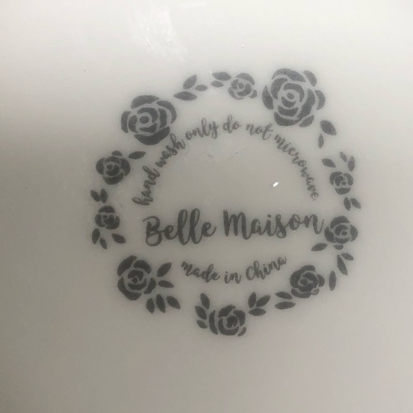 Set of 2 Belle Maison Always Be Kind Blue & White Floral Coffee Mugs with Tags - Picture 7 of 7